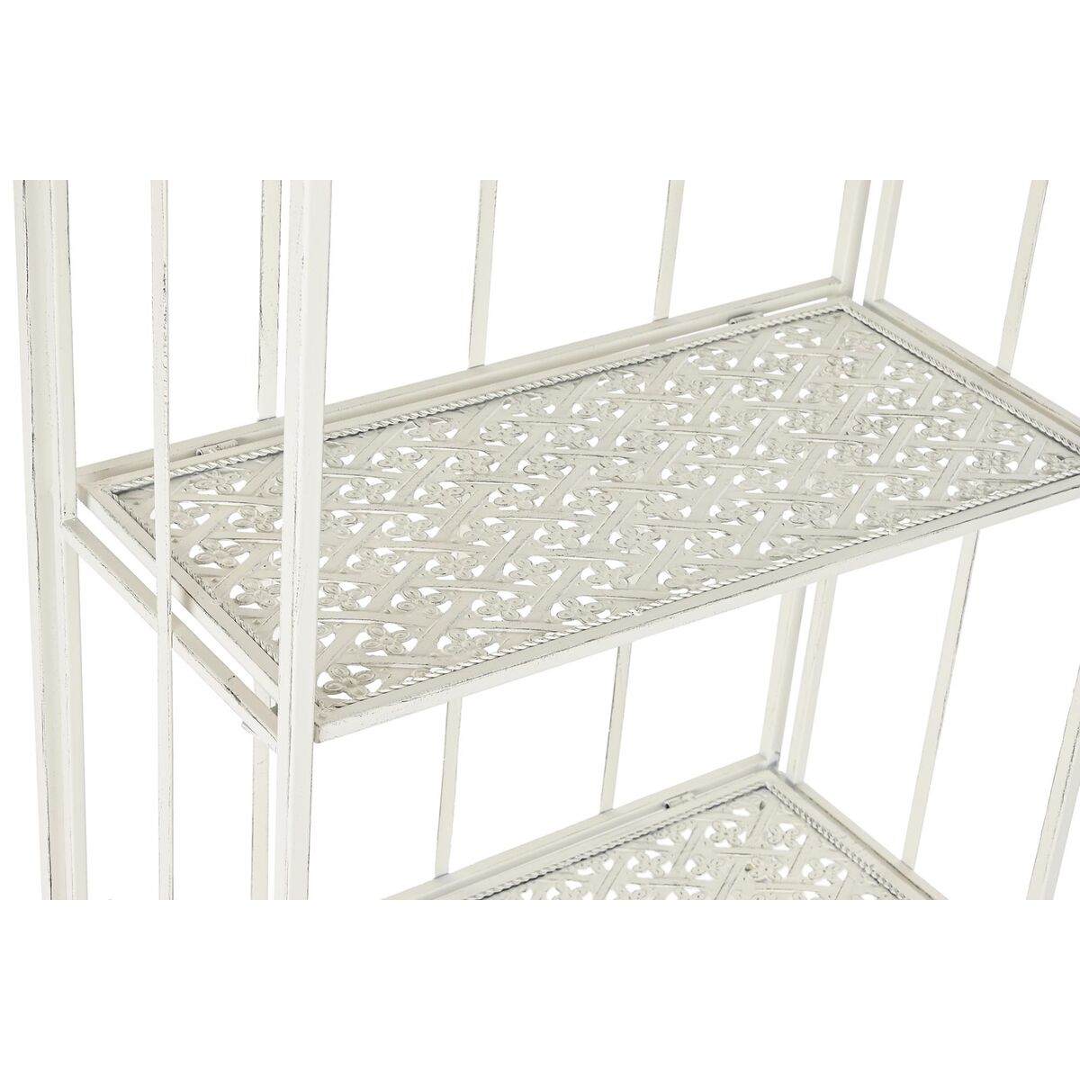 Estantería Home ESPRIT Blanco Metal 4 Estantes 61 x 29 x 163,5 cm