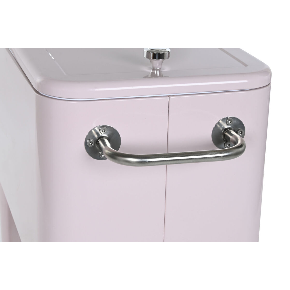 Nevera Portátil Home ESPRIT Rosa Acero Polipropileno 74 x 43 x 80 cm