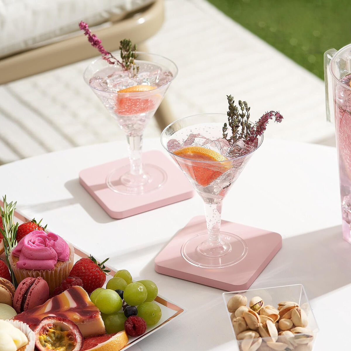 Copa de cóctel Algon 215 ml 4 Piezas (24 Unidades)