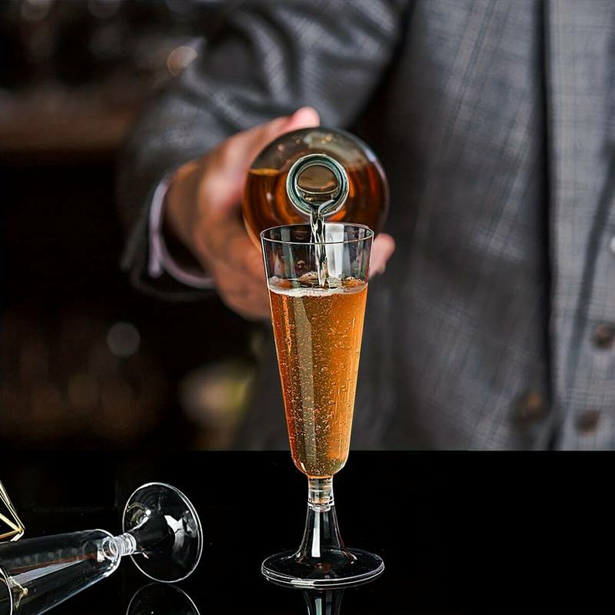 Copa de champán Algon 150 ml 12 Piezas (24 Unidades)