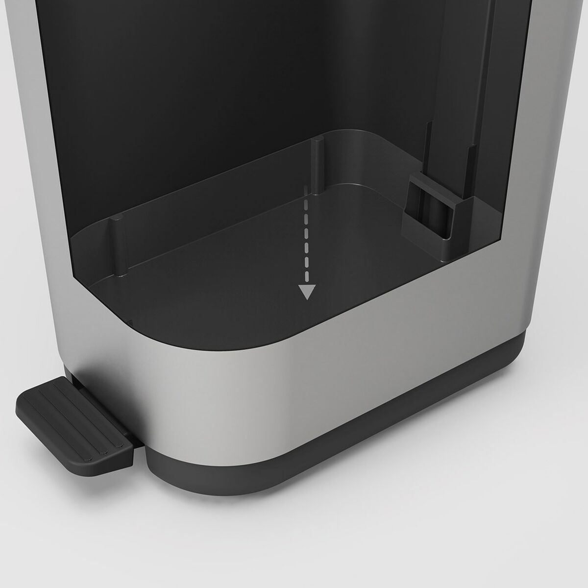 Cubo de basura Rotho Ribo Blue Azul Plástico 35 L