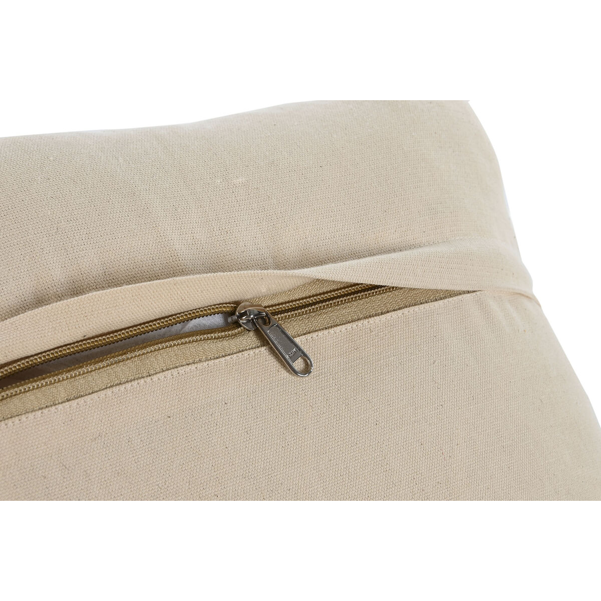 Cojín DKD Home Decor Crema Marrón oscuro Colonial 40 x 10 x 40 cm