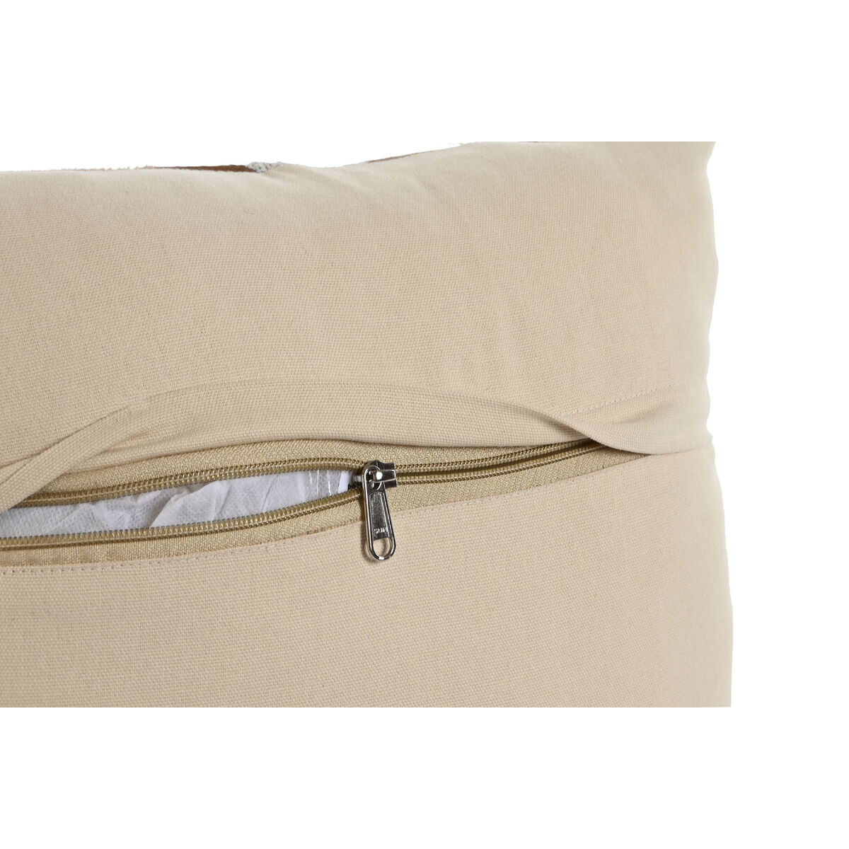 Cojín DKD Home Decor Marrón oscuro Camel Colonial 40 x 10 x 40 cm