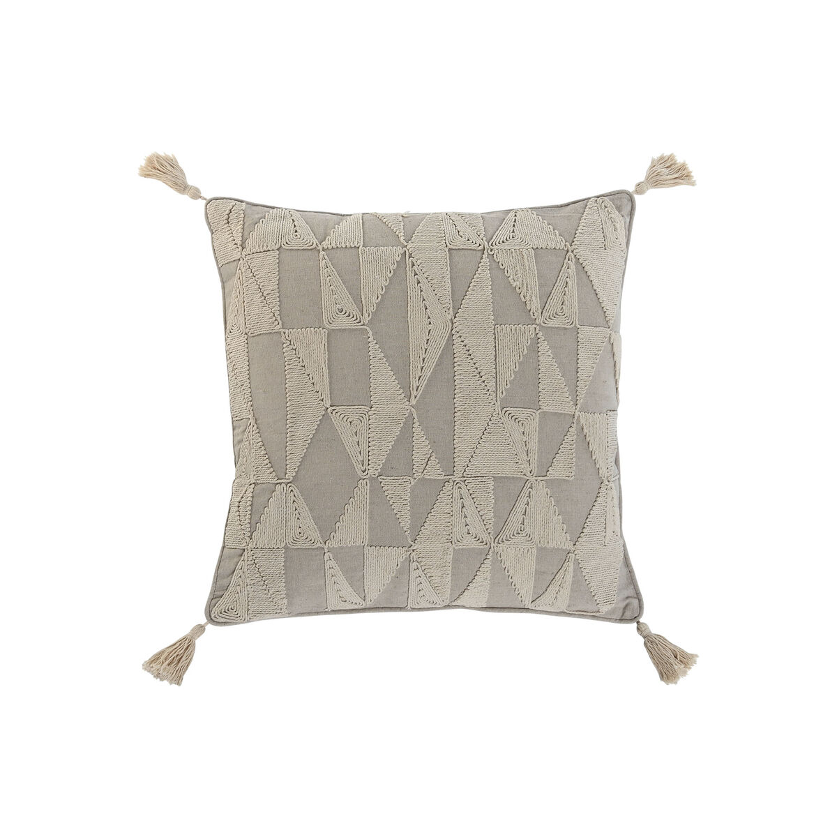 Cojín Home ESPRIT Natural Boho 45 x 8 x 45 cm