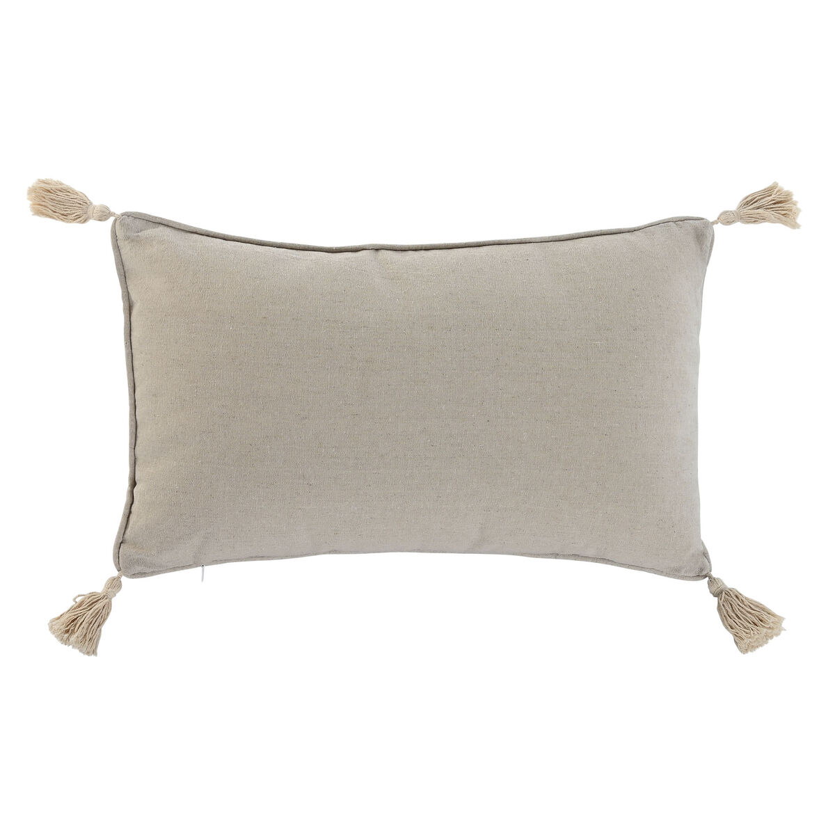 Cojín Home ESPRIT Beige Natural Boho 50 x 8 x 30 cm