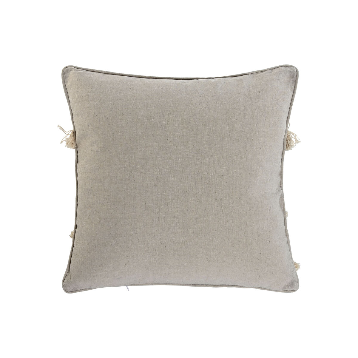 Cojín Home ESPRIT Blanco Negro Boho 45 x 8 x 45 cm