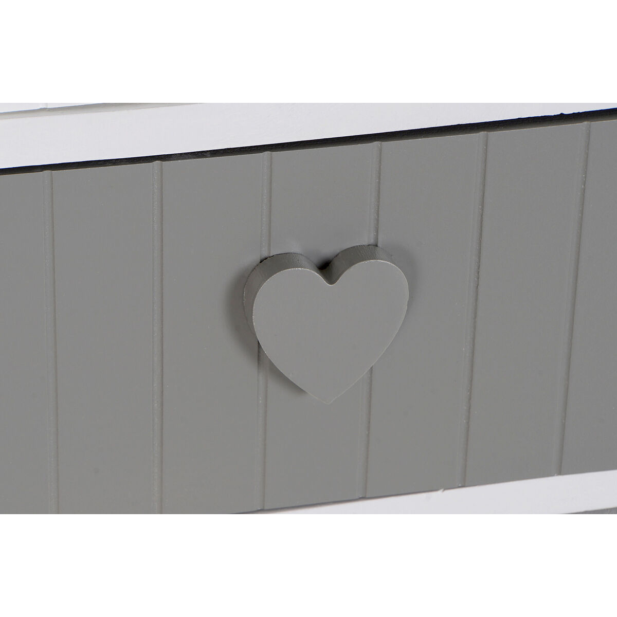 Cajonera Home ESPRIT Blanco Gris 40 x 29 x 90 cm