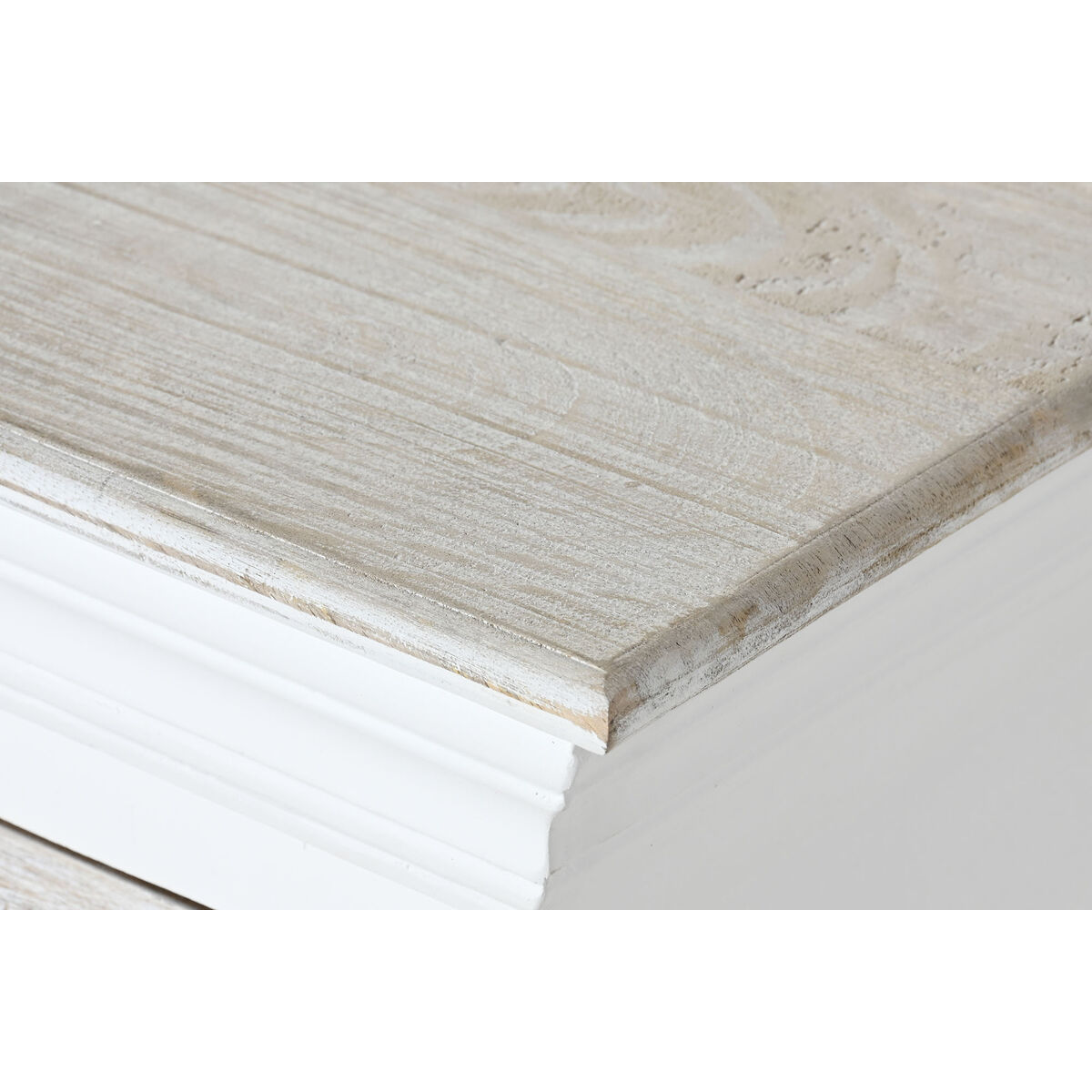 Cajonera Home ESPRIT Blanco Desgastado 115 x 40 x 80 cm