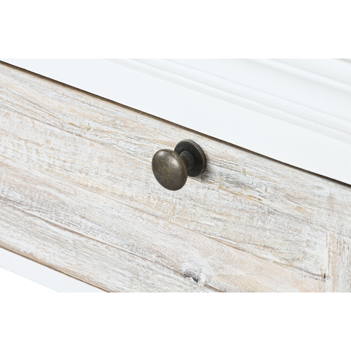 Cajonera Home ESPRIT Blanco Desgastado 115 x 40 x 80 cm