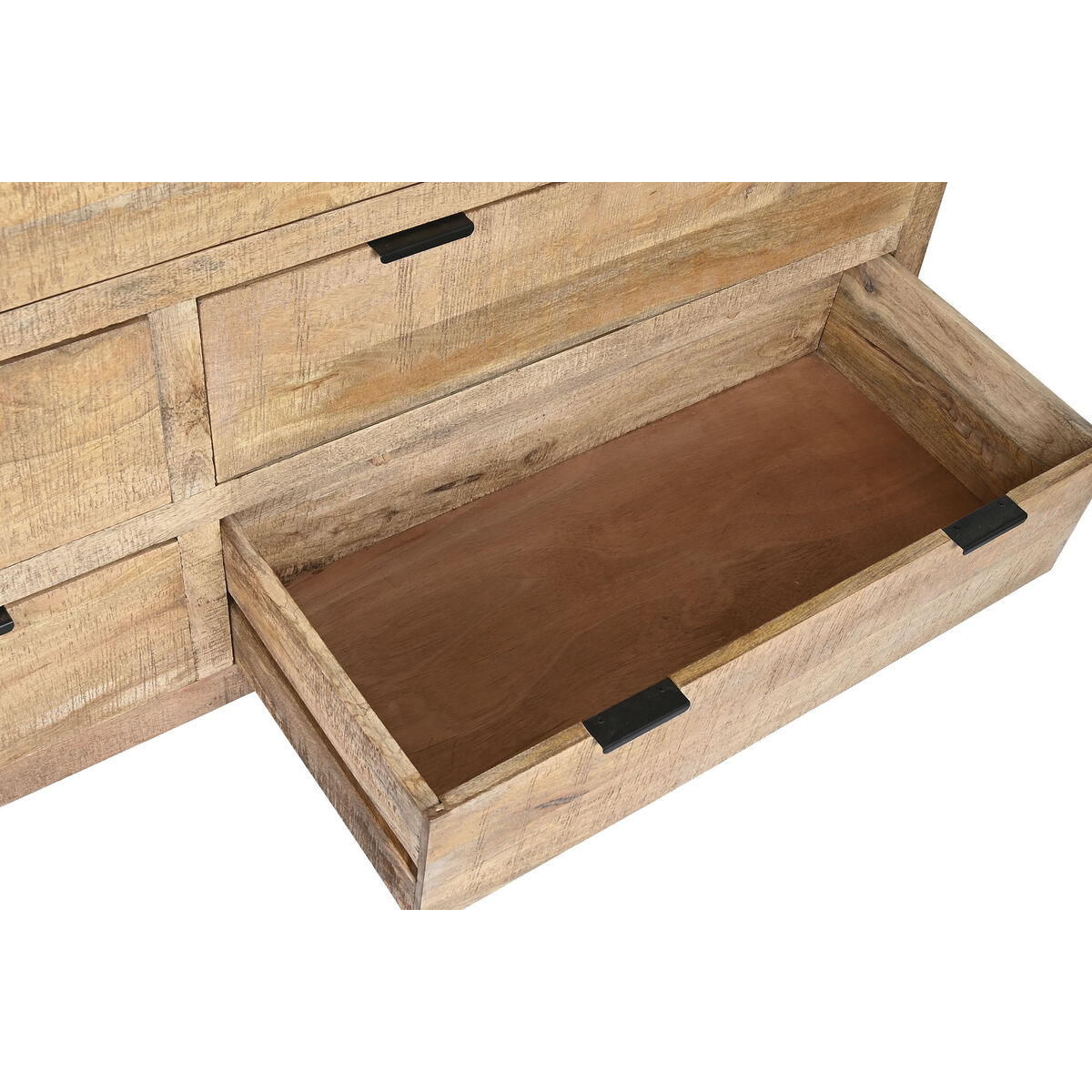 Cajonera Home ESPRIT Marrón Negro Alpino 180 x 45 x 91 cm