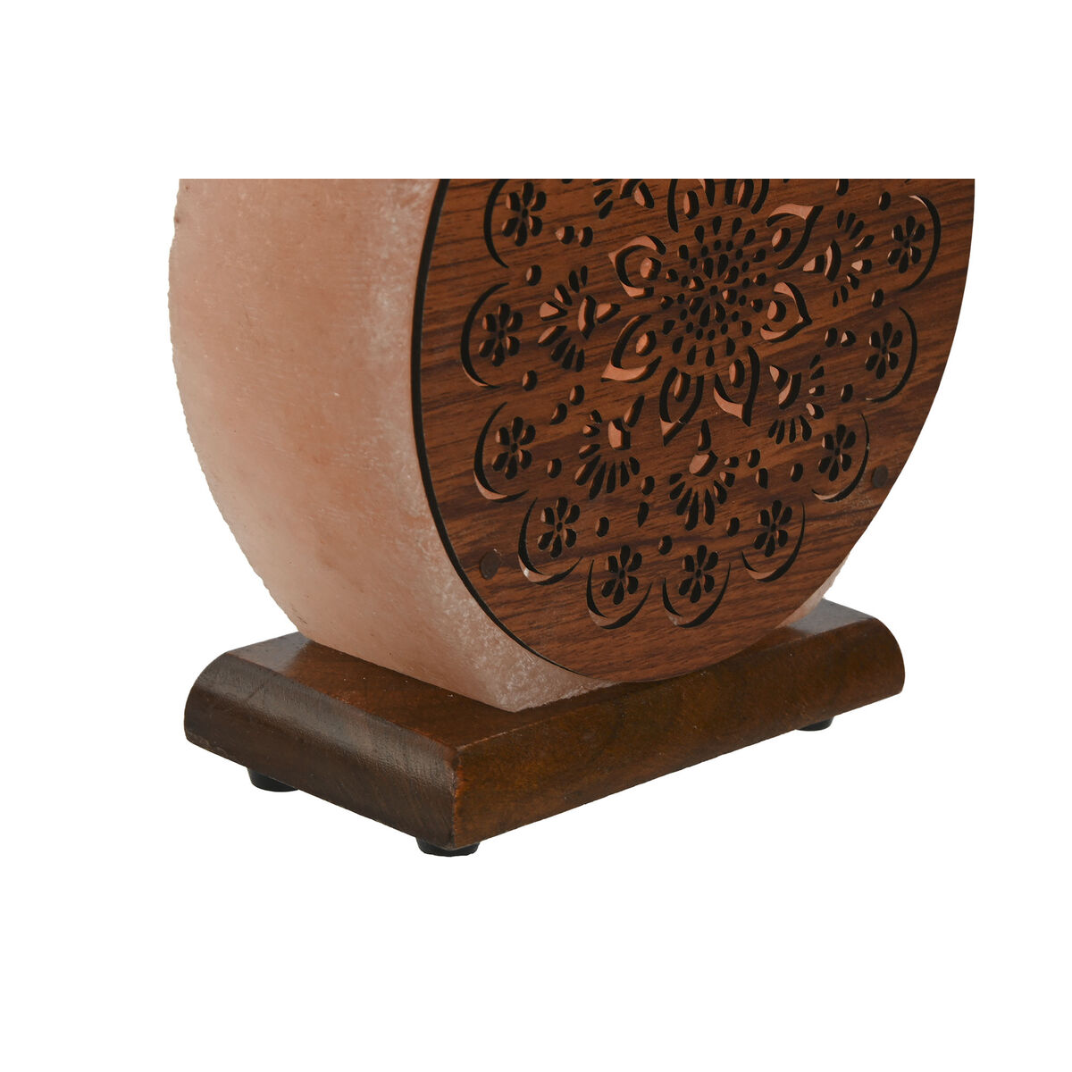 Lámpara de mesa Home ESPRIT Marrón Rosa 15 W 220 V