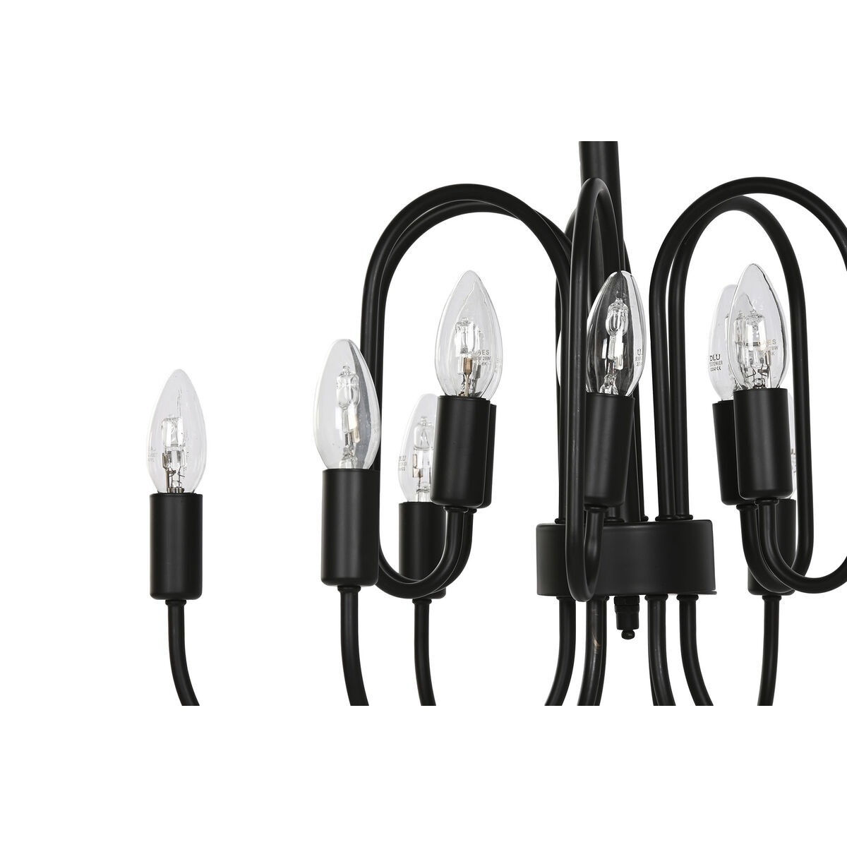 Lámpara de Techo Home ESPRIT Negro Metal 54 x 54 x 46 cm