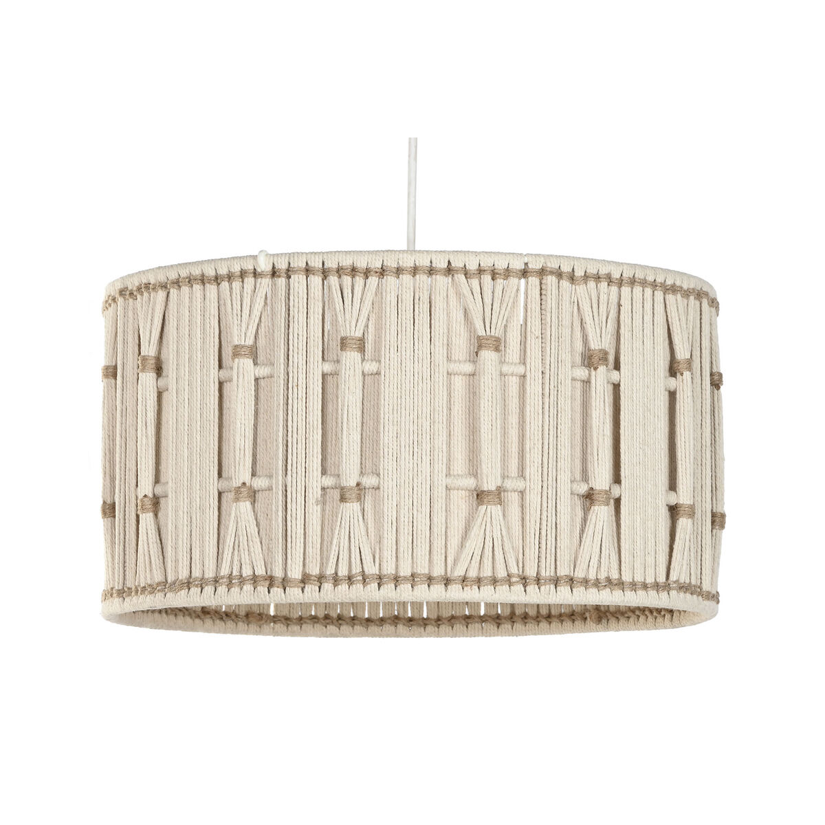 Lámpara de Techo Home ESPRIT Yute 50 W 39 x 39 x 25 cm