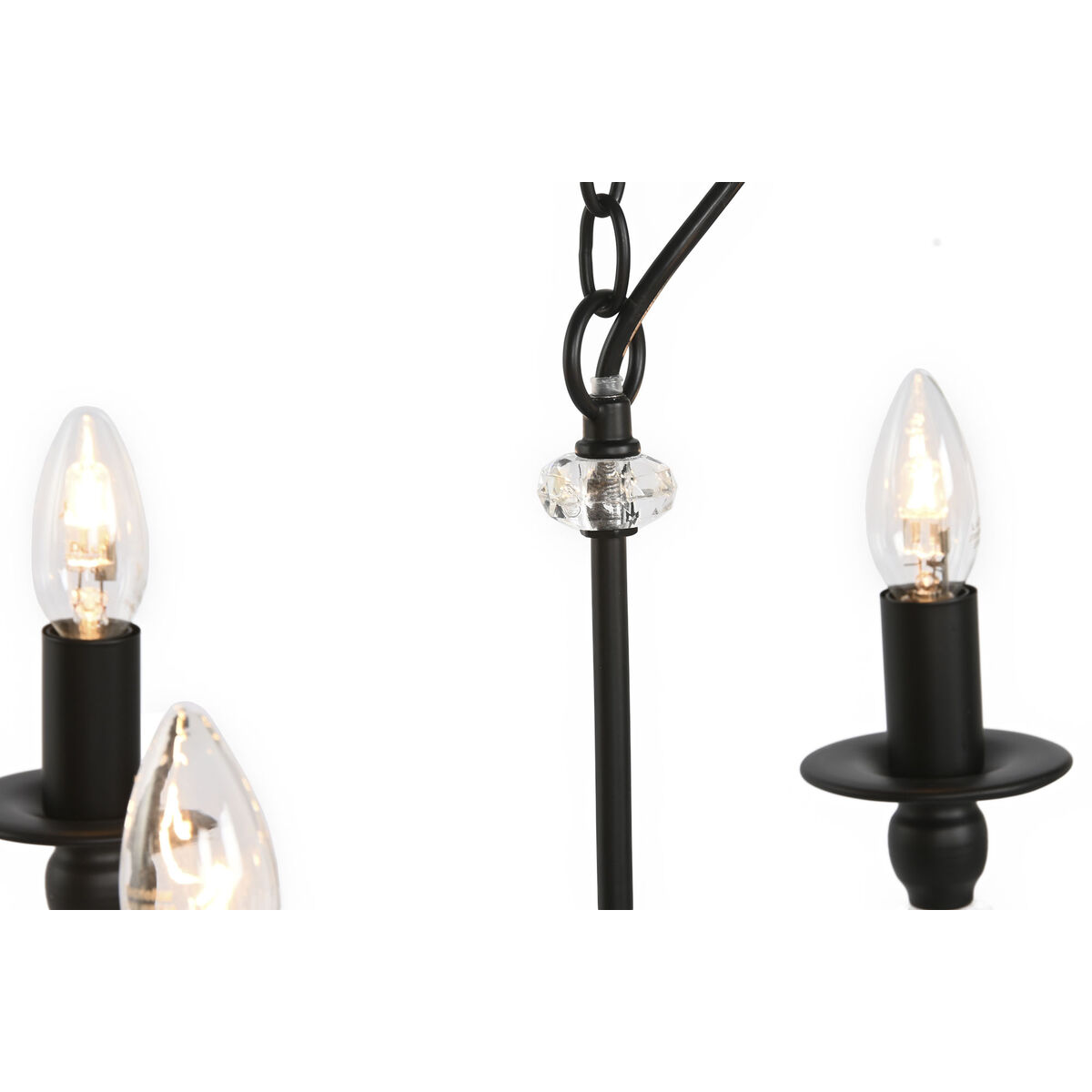 Lámpara de Techo Home ESPRIT Negro Metal 25 W 54 x 54 x 46 cm