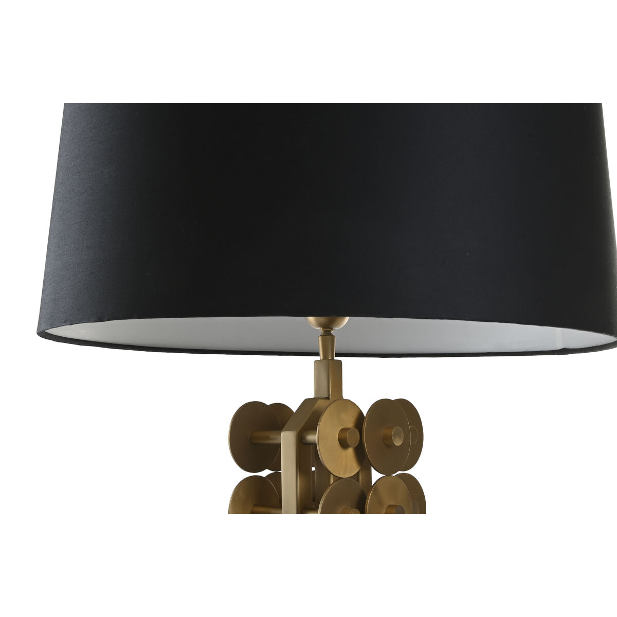 Lámpara de mesa Home ESPRIT Negro Dorado 50 W 220 V