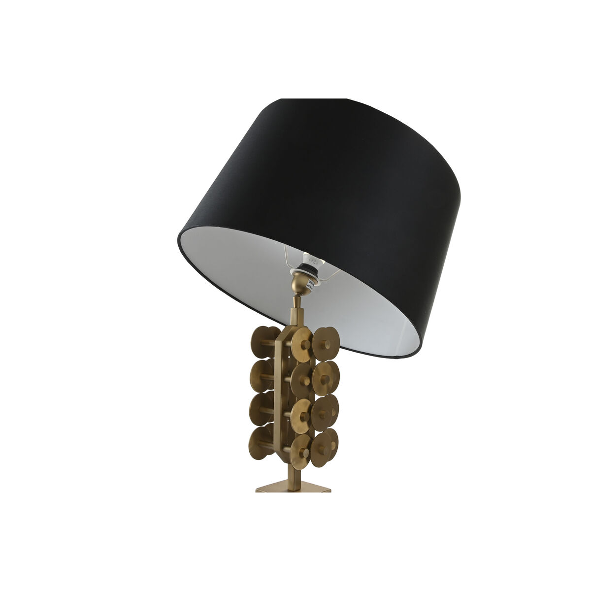 Lámpara de mesa Home ESPRIT Negro Dorado 50 W 220 V