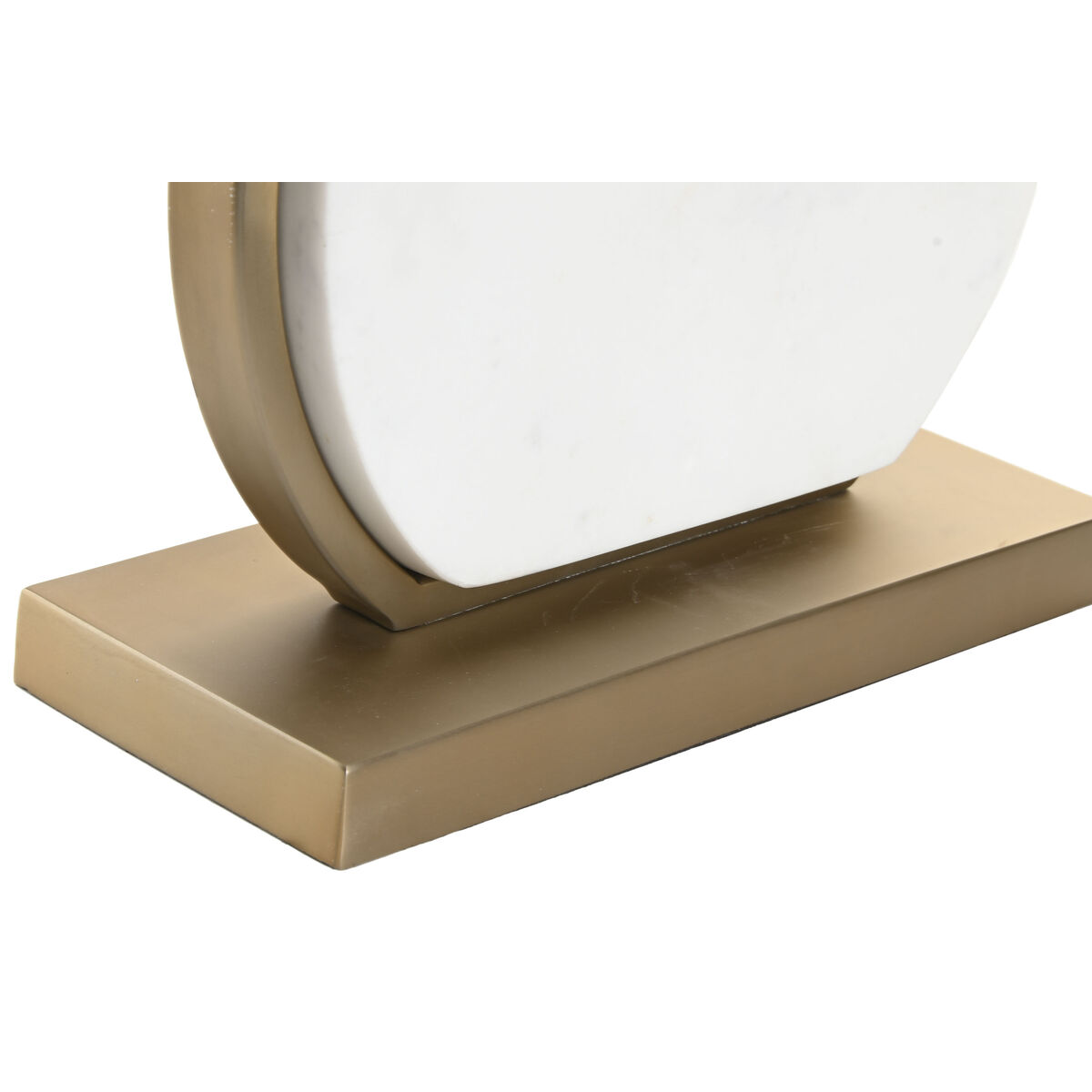 Lámpara de mesa Home ESPRIT Blanco Dorado 50 W 220 V