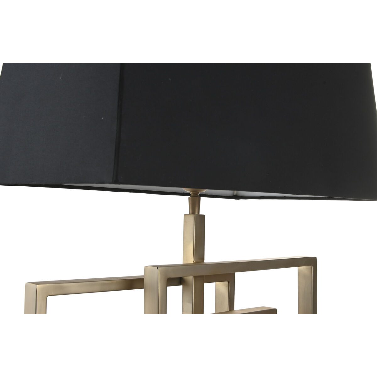 Lámpara de mesa Home ESPRIT Negro Dorado 50 W 220 V