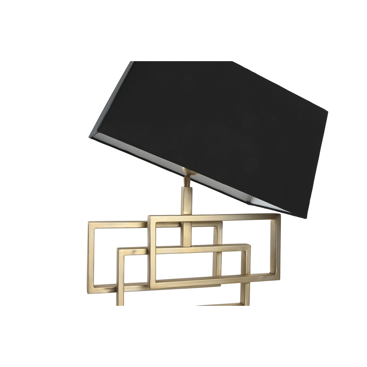 Lámpara de mesa Home ESPRIT Negro Dorado 50 W 220 V