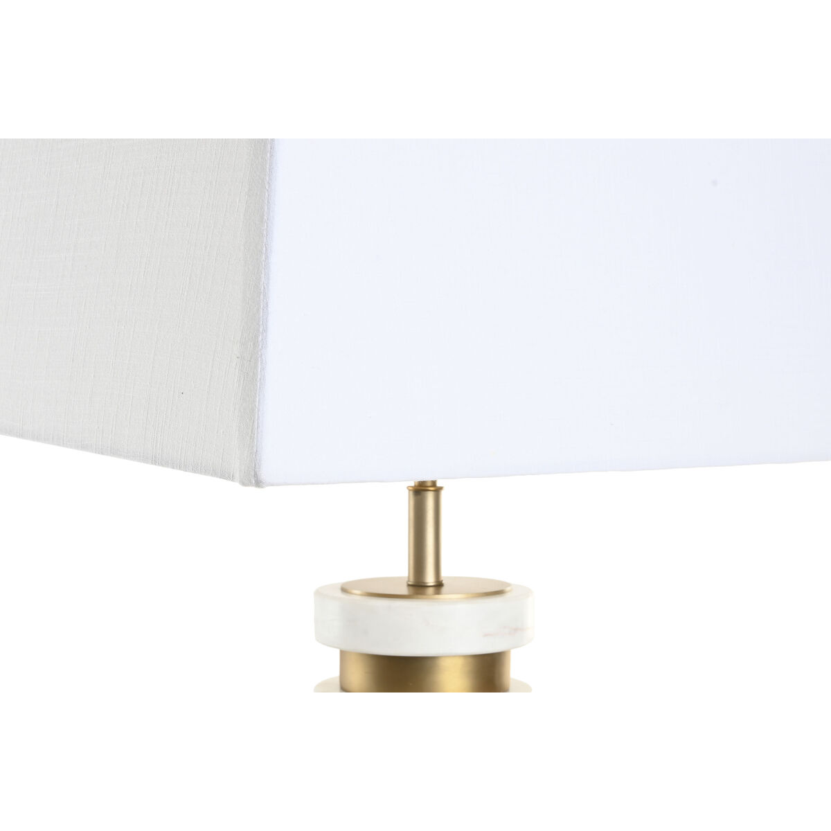 Lámpara de mesa Home ESPRIT Blanco Beige Dorado 50 W 220 V