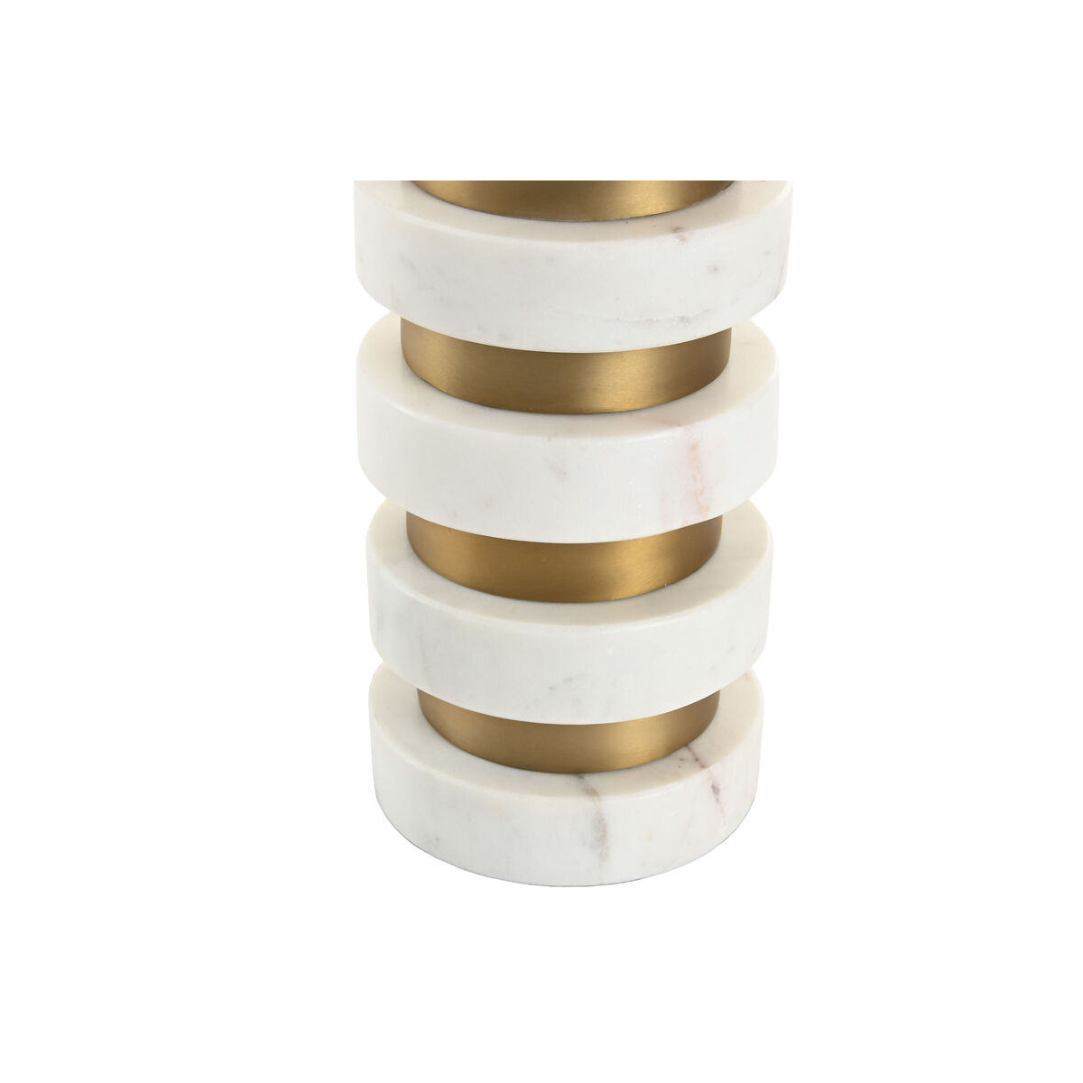 Lámpara de mesa Home ESPRIT Blanco Beige Dorado 50 W 220 V