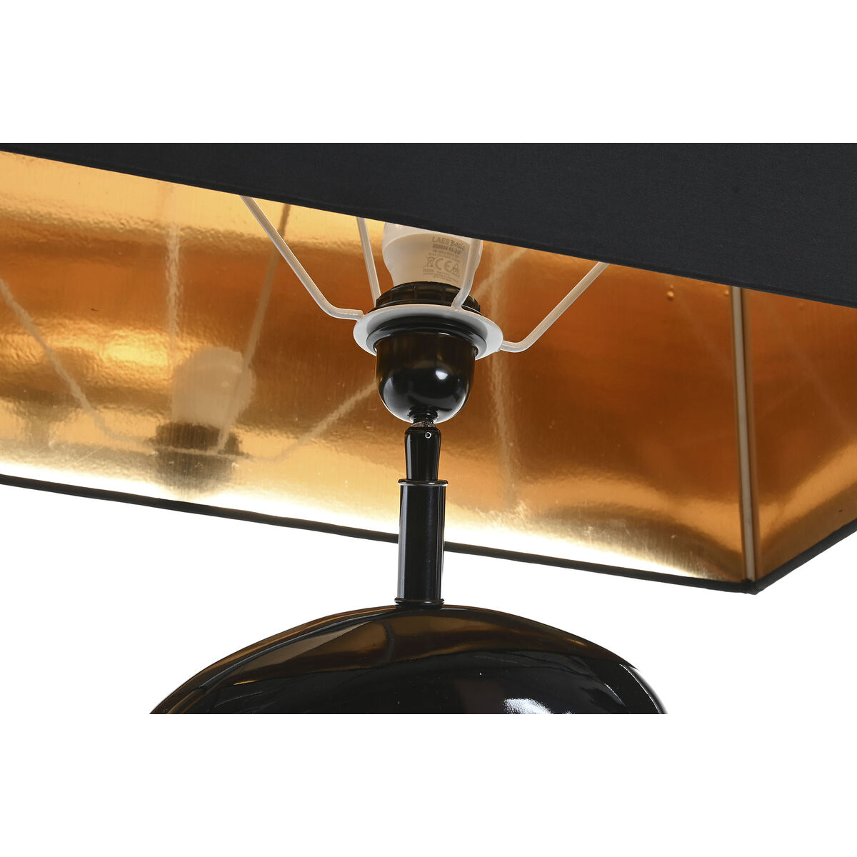 Lámpara de mesa Home ESPRIT Negro 50 W 220 V