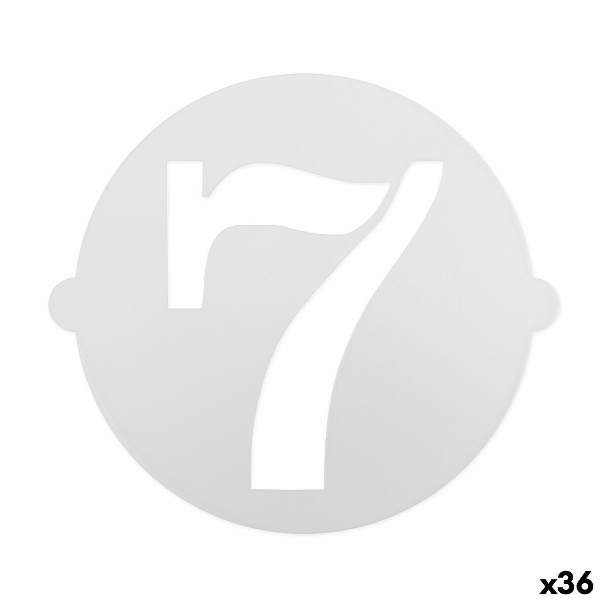 Plantilla para tartas Algon Número 7 36 Unidades