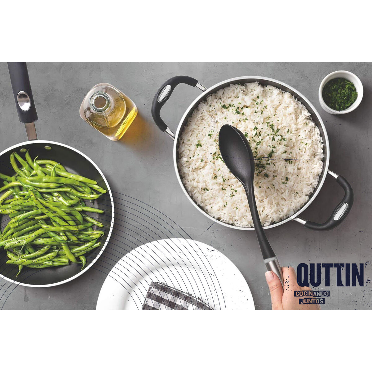 Cuchara Quttin Acero 35 x 6 x 3 cm (30 unidades)