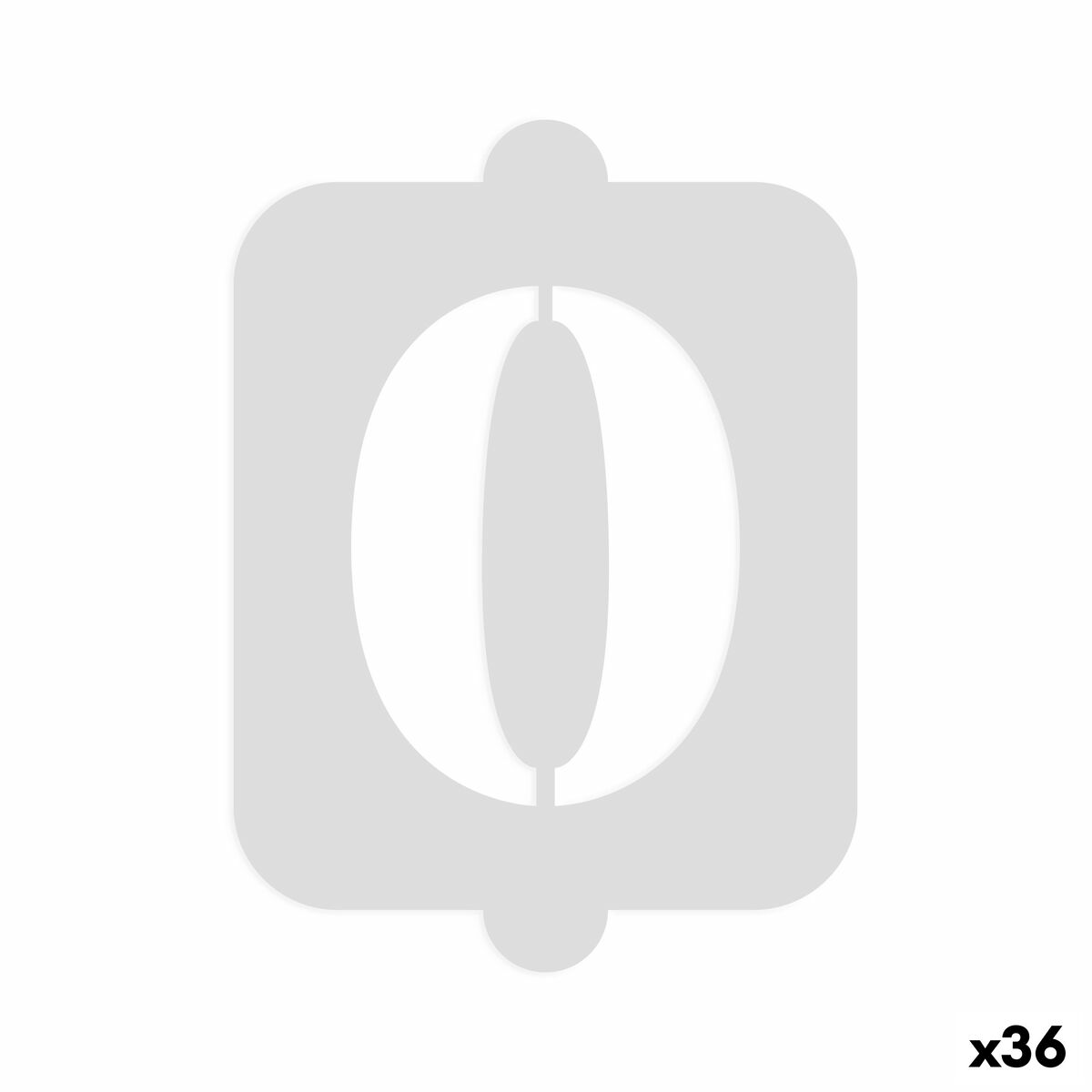 Plantilla para tartas Algon Número 0 36 Unidades