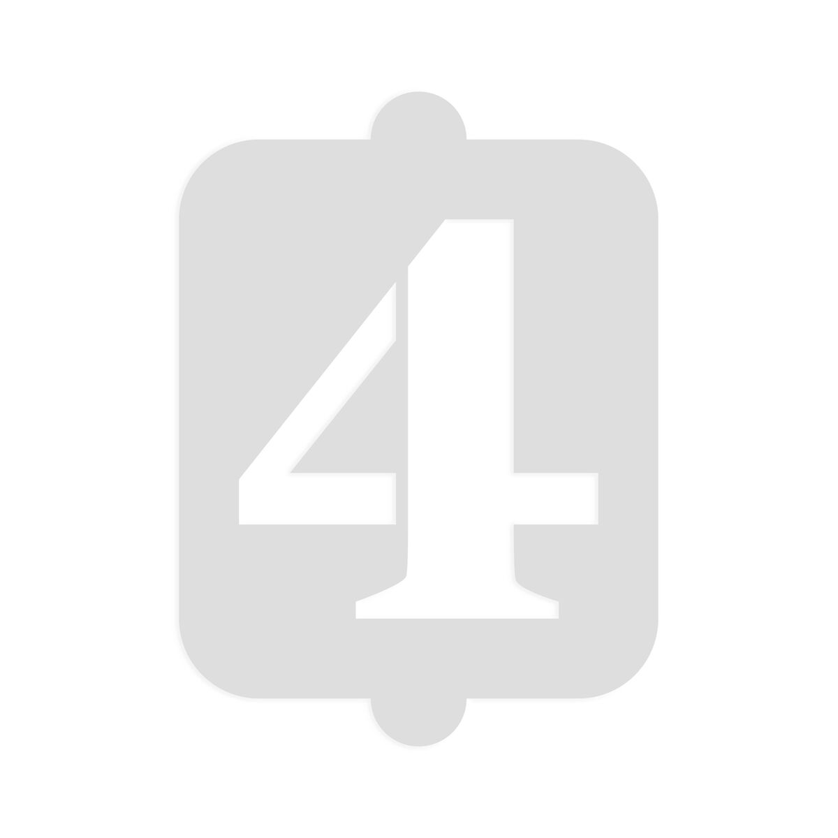 Plantilla para tartas Algon Número 4 36 Unidades