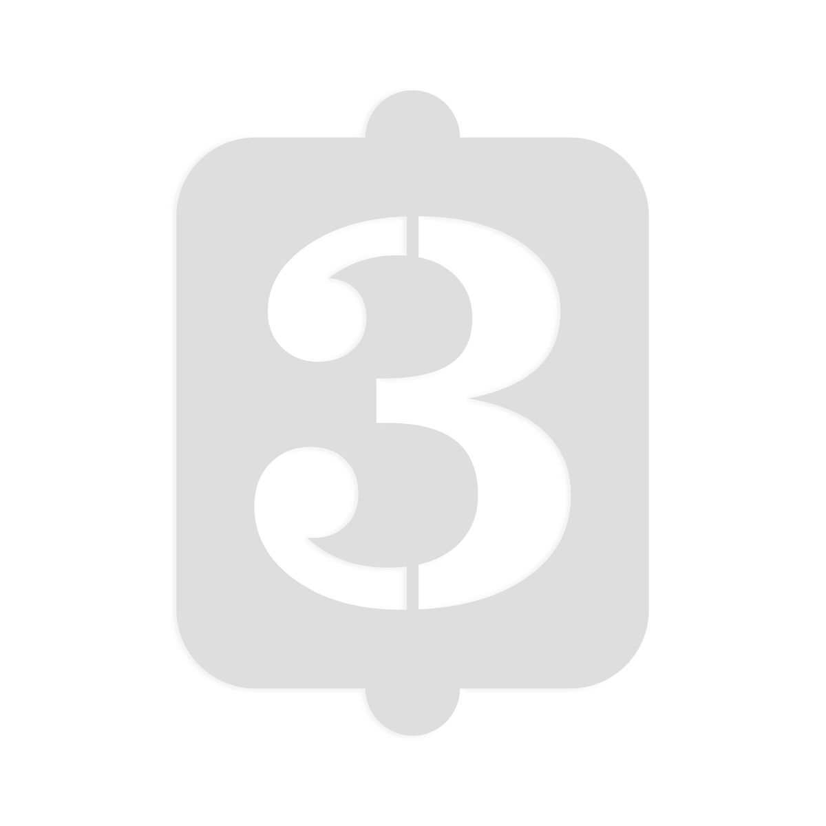 Plantilla para tartas Algon Número 3 36 Unidades