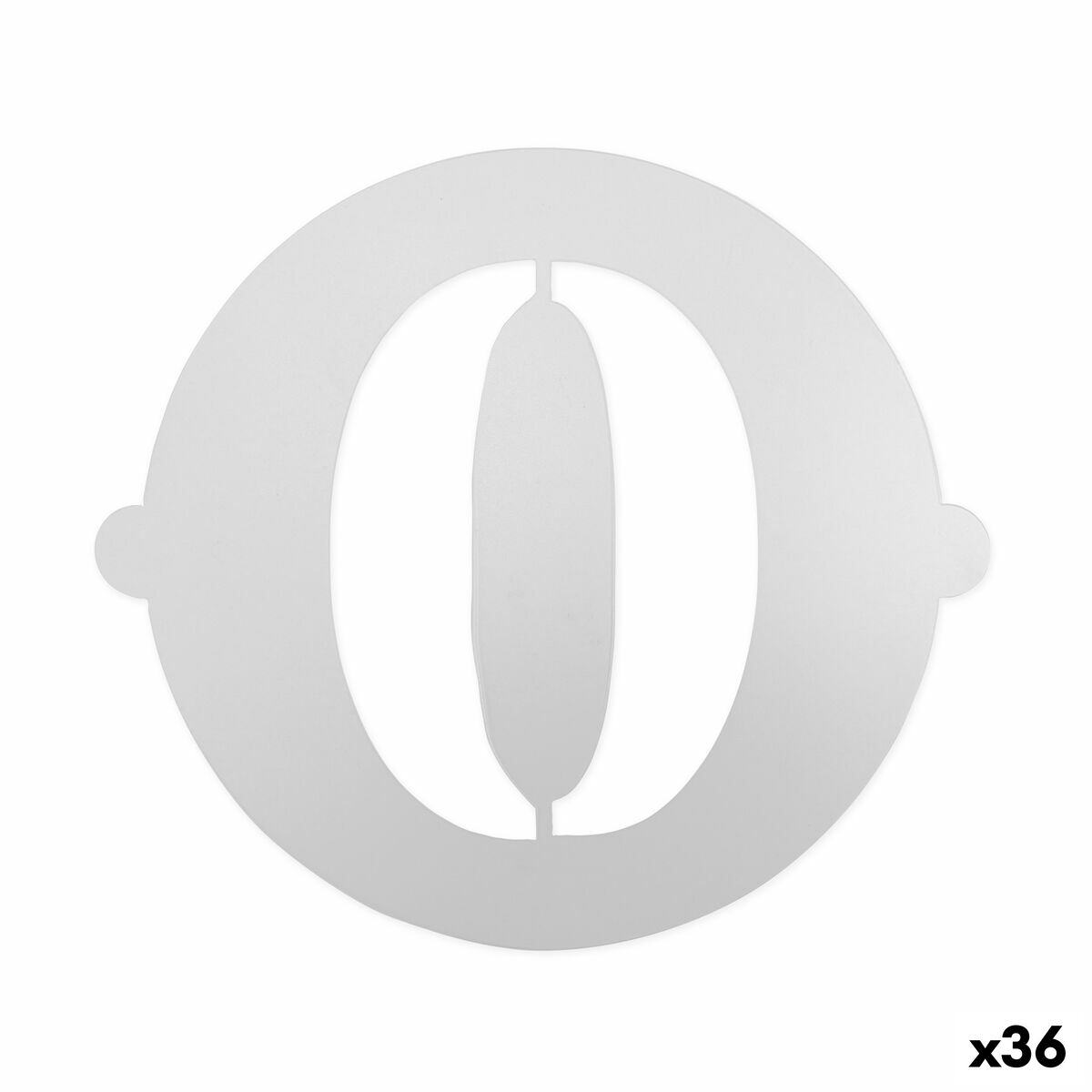 Plantilla para tartas Algon Número 0 36 Unidades