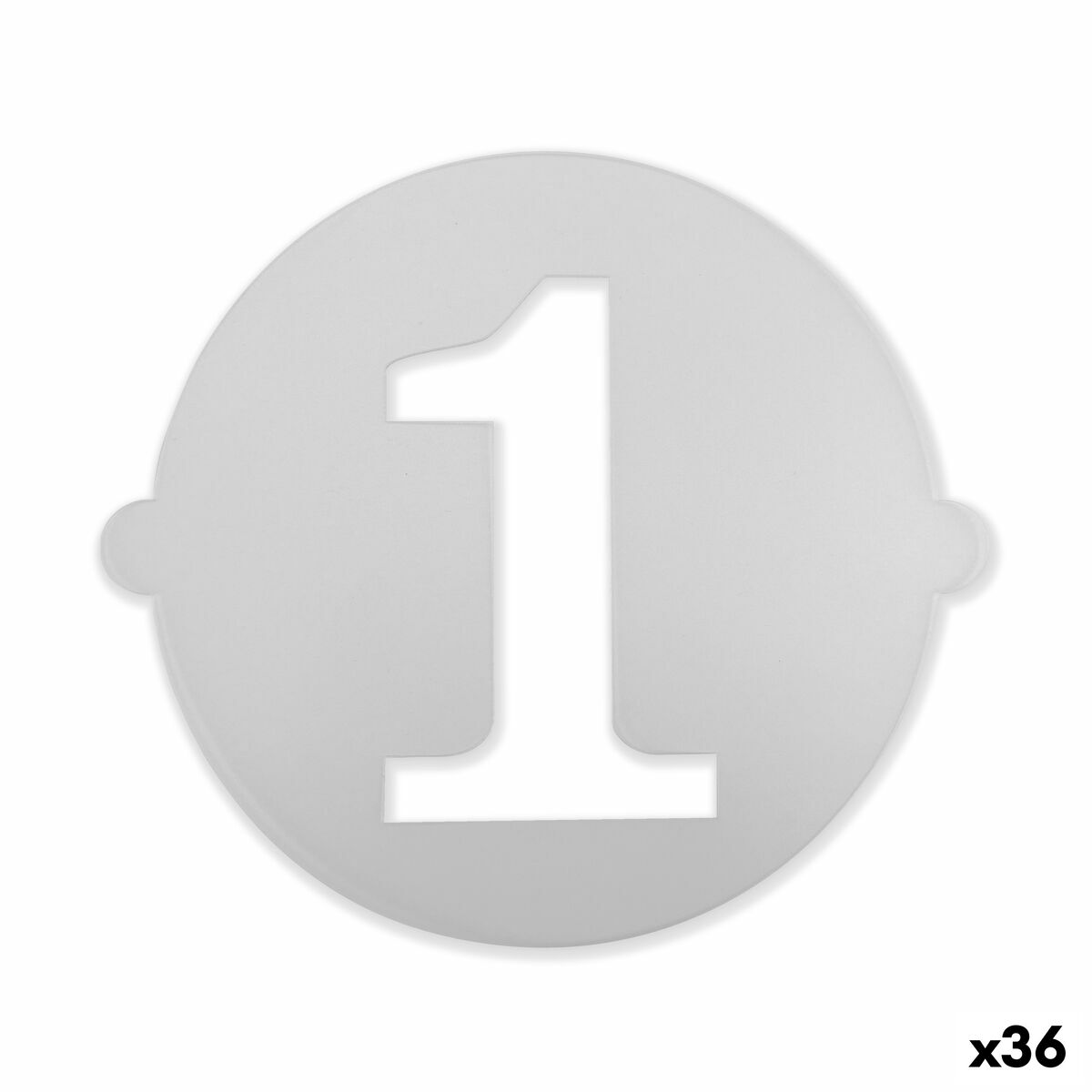 Plantilla para tartas Algon Número 1 36 Unidades