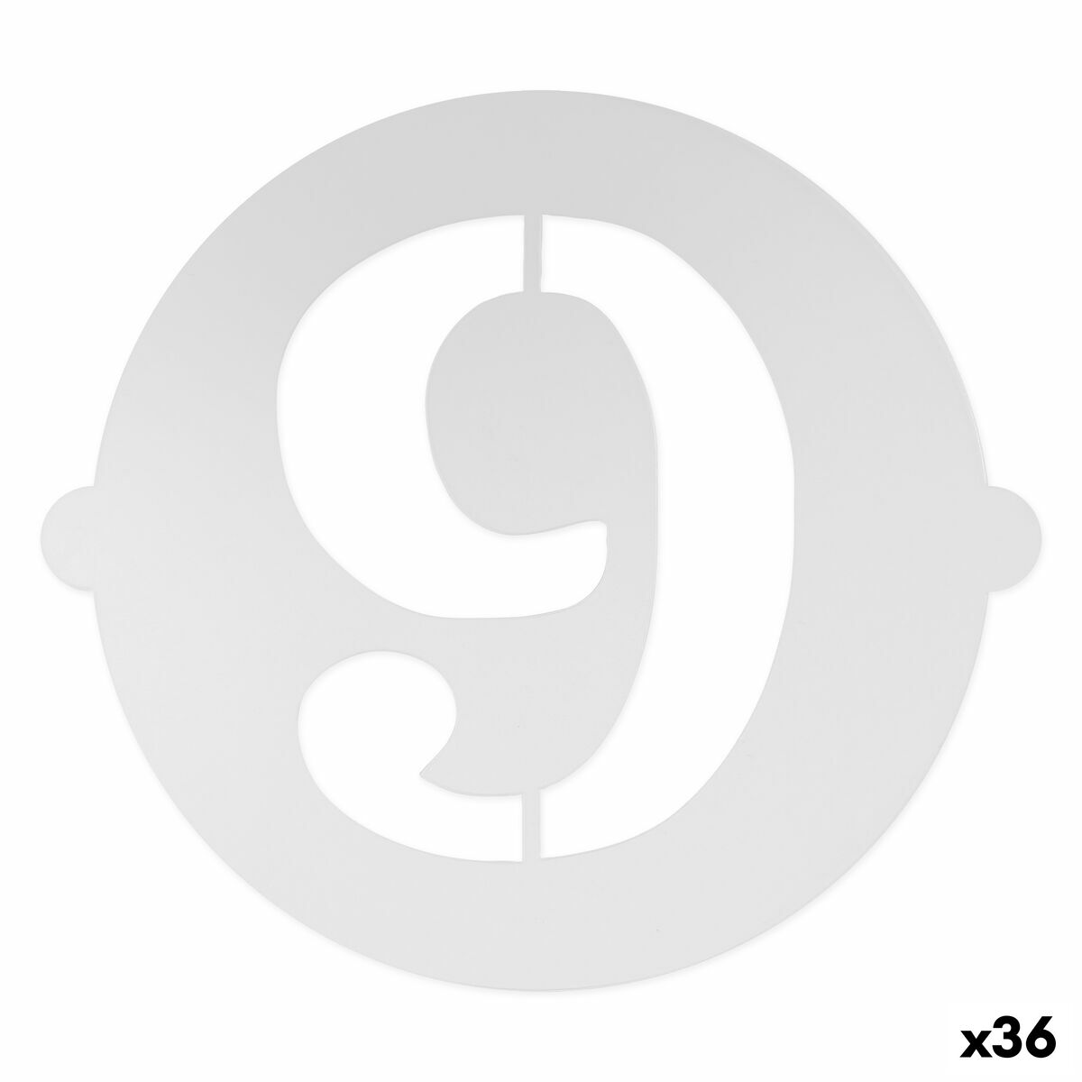 Plantilla para tartas Algon Número 9 36 Unidades