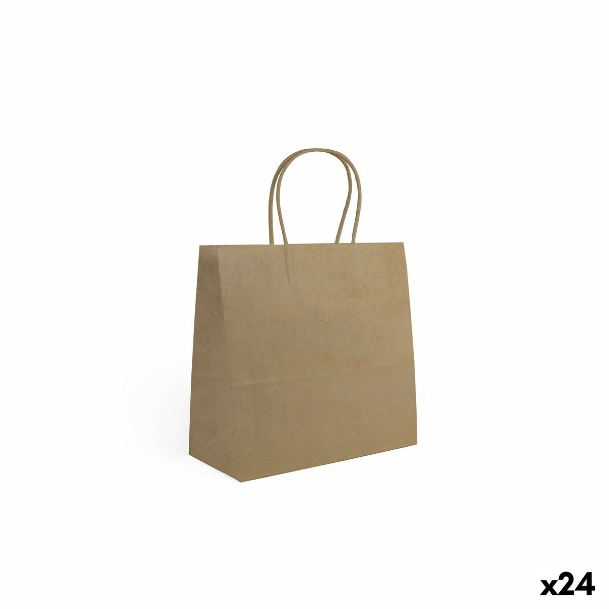 Bolsa de Papel Algon Kraft 26 x 17 x 26 cm 3 Piezas (24 Unidades)