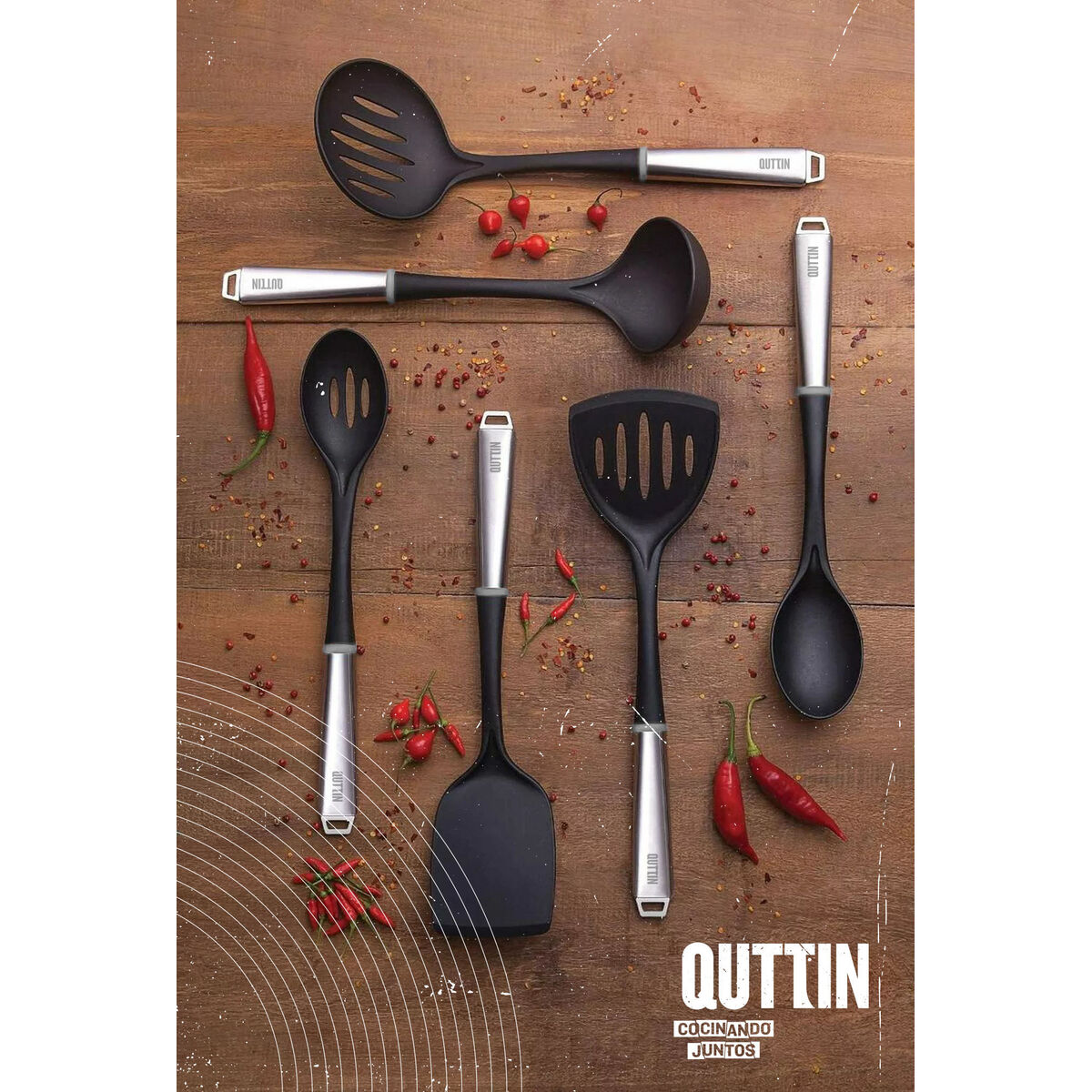 Cucharón Quttin Acero 34,5 x 9 x 7 cm (24 Unidades)