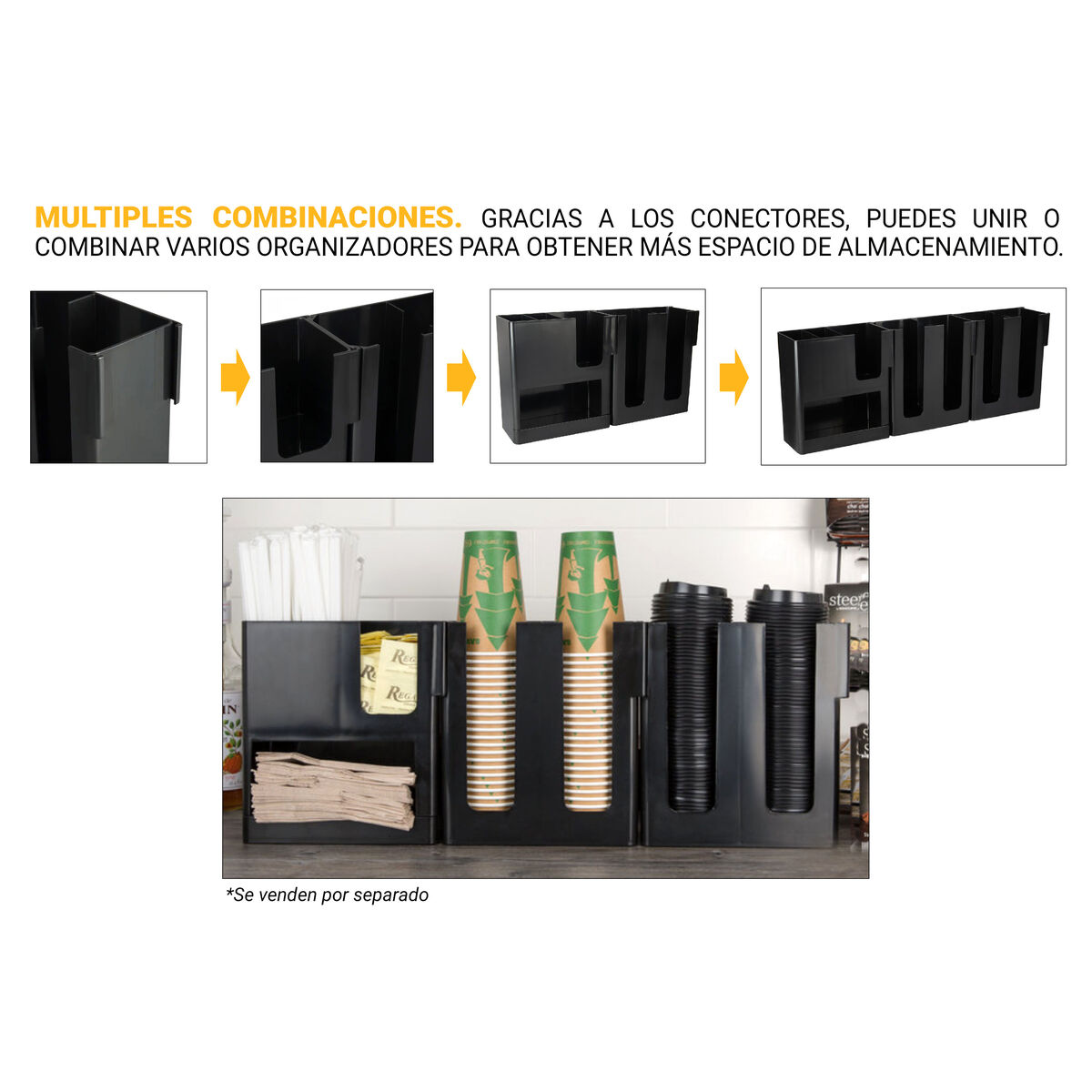 Soporte para Utensilios de Cocina My Bar 23 x 11 x 24 cm (6 Unidades)