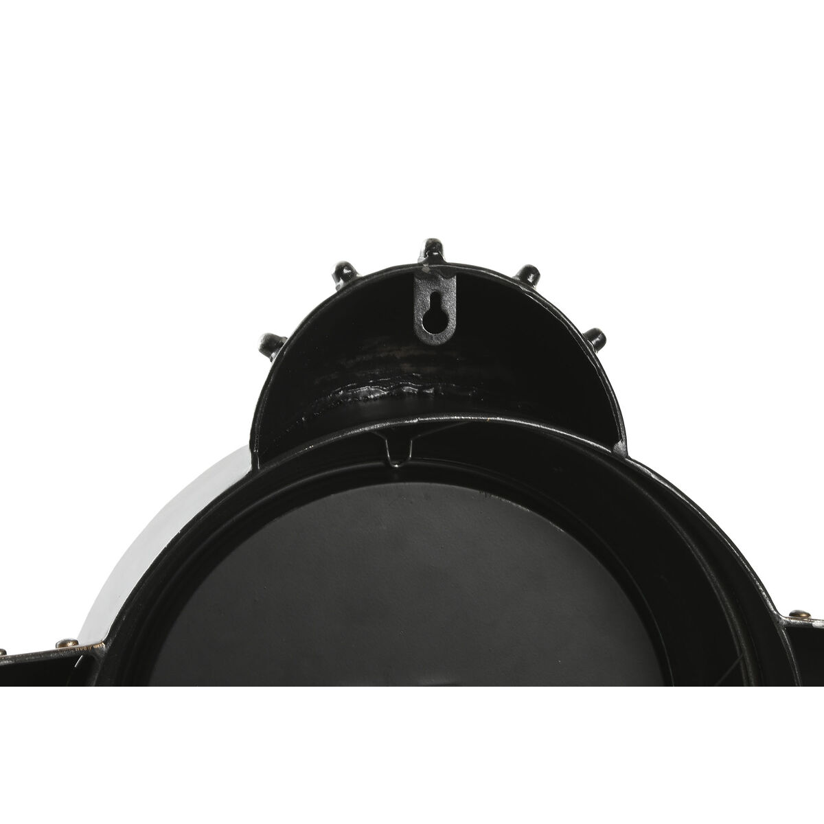 Reloj de Pared Home ESPRIT Dorado Plateado Metal Avión Vintage 50 x 10,5 x 49,5 cm