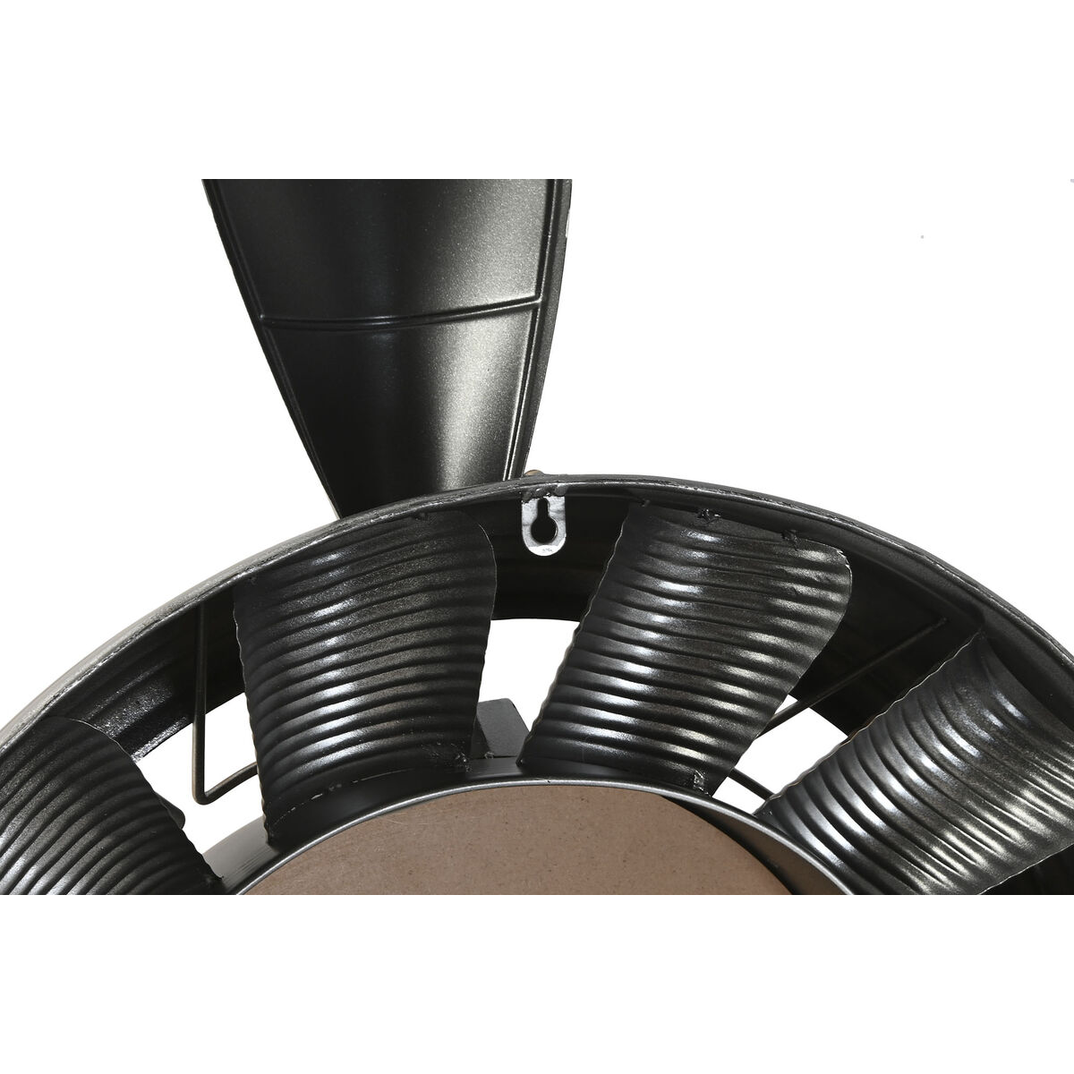 Reloj de Pared Home ESPRIT Dorado Plateado PVC Metal Hélices Vintage 133 x 24 x 120 cm