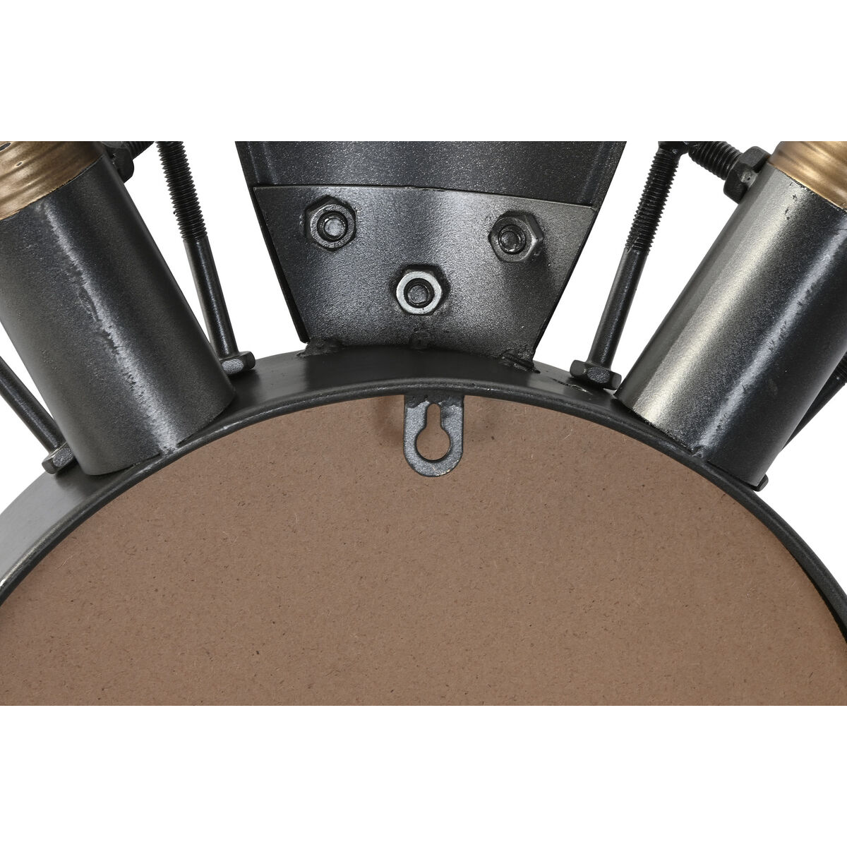 Reloj de Pared Home ESPRIT Dorado Plateado Metal Hélices Vintage 121 x 7 x 106 cm