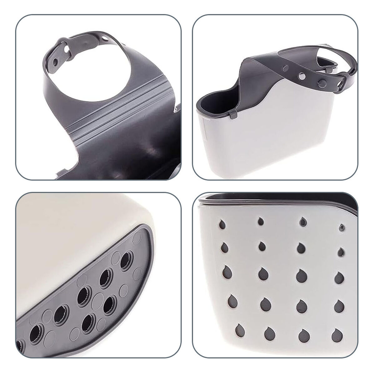 Portaestropajos para Fregadero Quttin 15 X 8,5 CM (24 Unidades)