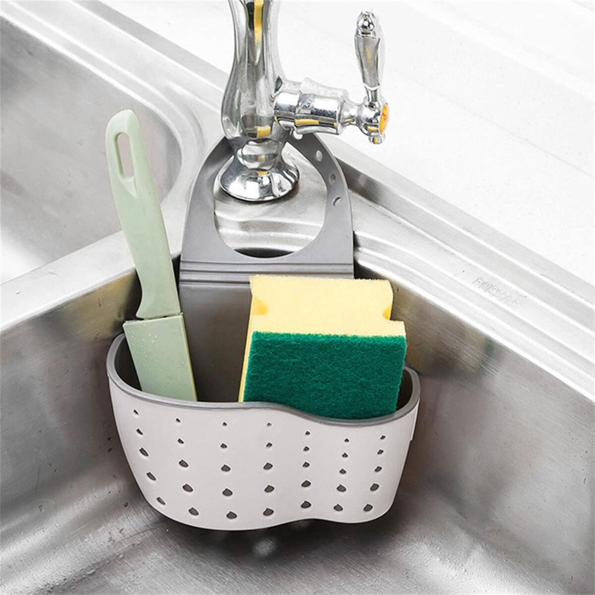 Portaestropajos para Fregadero Quttin 15 X 8,5 CM (24 Unidades)