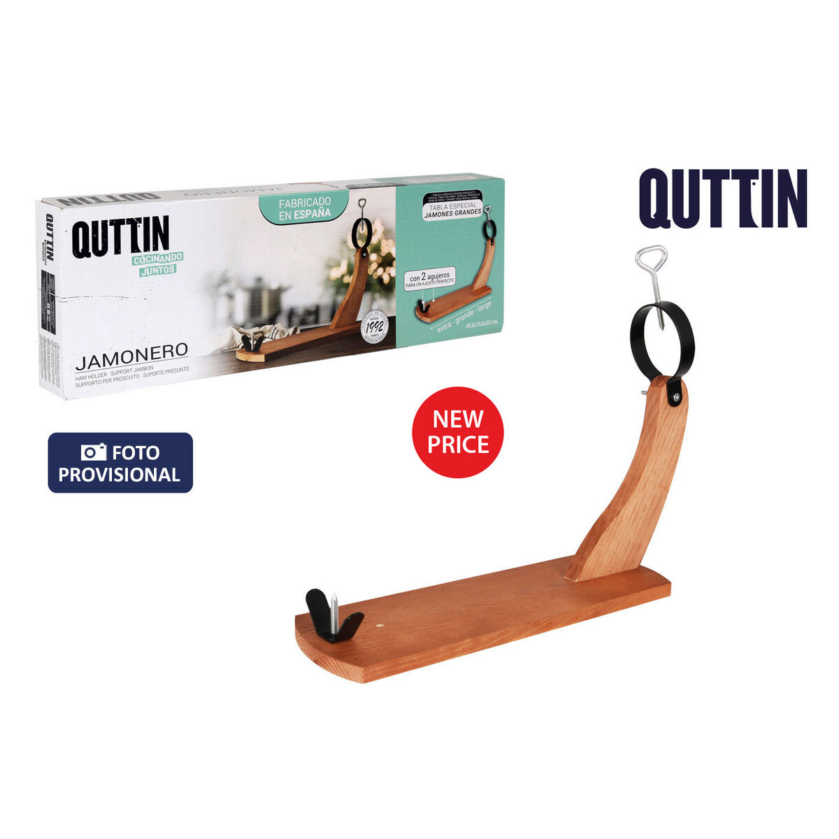 Jamonero Quttin GONDOLA Madera (4 Unidades)