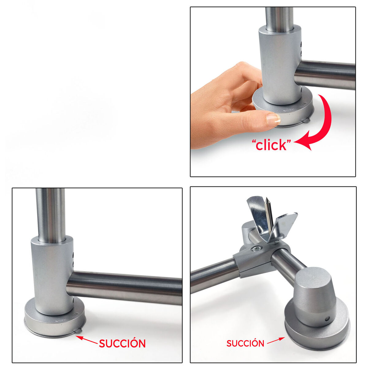 Jamonero Quttin INOX 50 x 22 x 32 cm (4 Unidades)