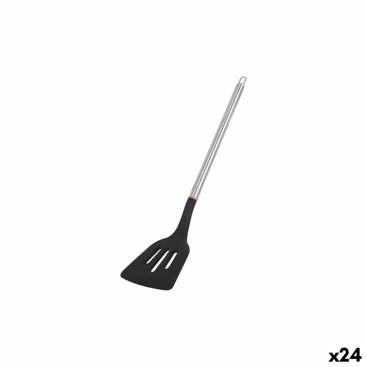 Espátula de Cocina MasterChef Silicona Acero Inoxidable 34 cm (24 Unidades)