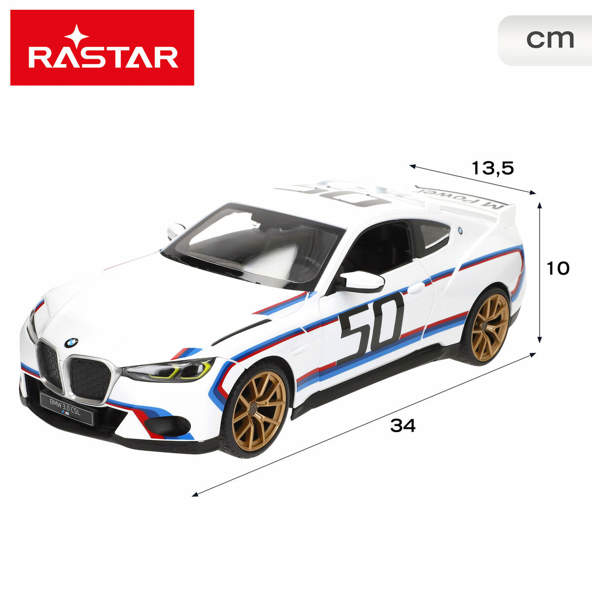 Coche Radio Control BMW Azul Rojo 1:14 34 x 10 x 13,5 cm (2 Unidades)