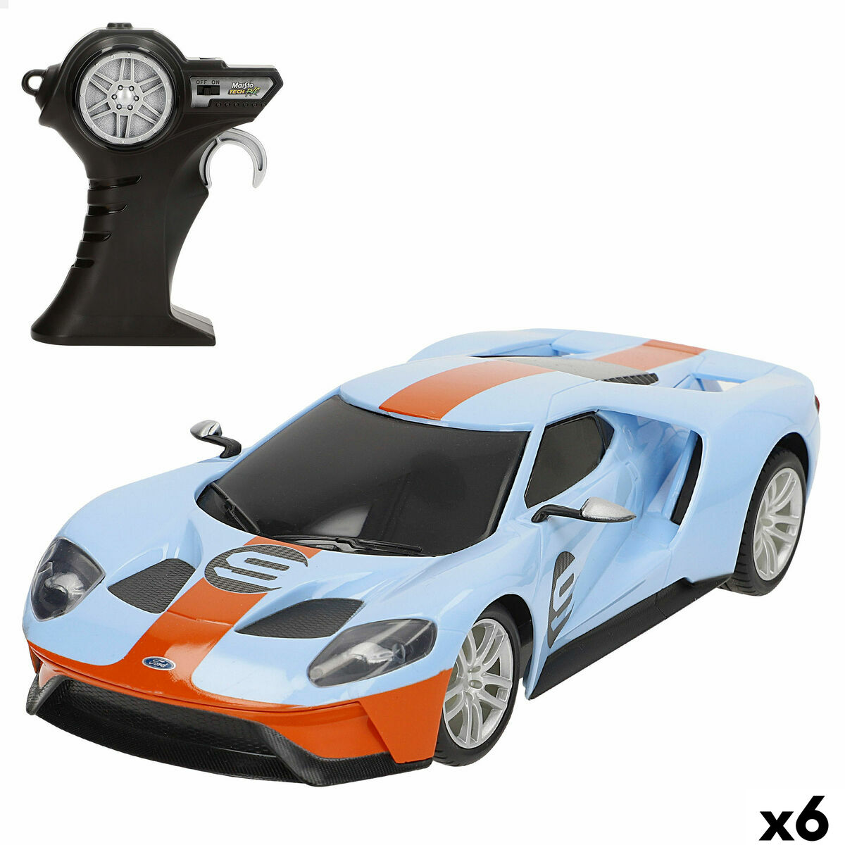 Coche Radio Control Ford 21 x 5 x 9,5 cm (6 Unidades)