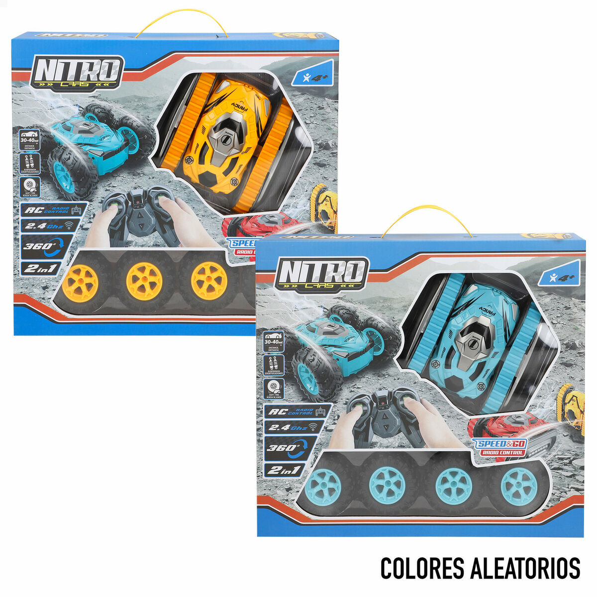 Coche Radio Control 15 x 7 x 14 cm (4 Unidades)
