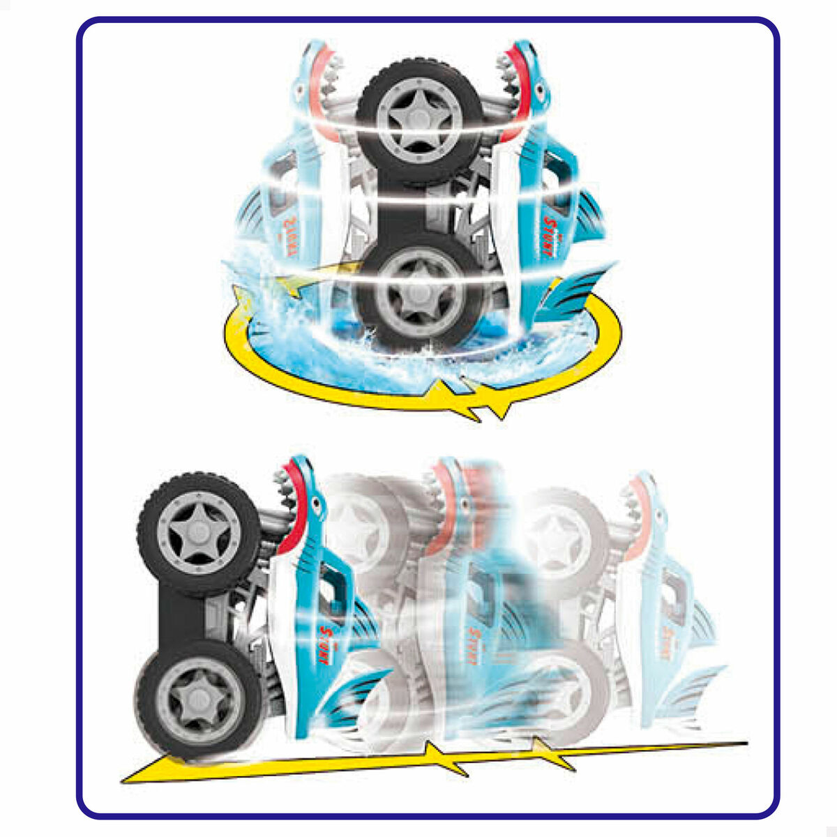 Coche Radio Control 13 x 8 x 8 cm (6 Unidades)