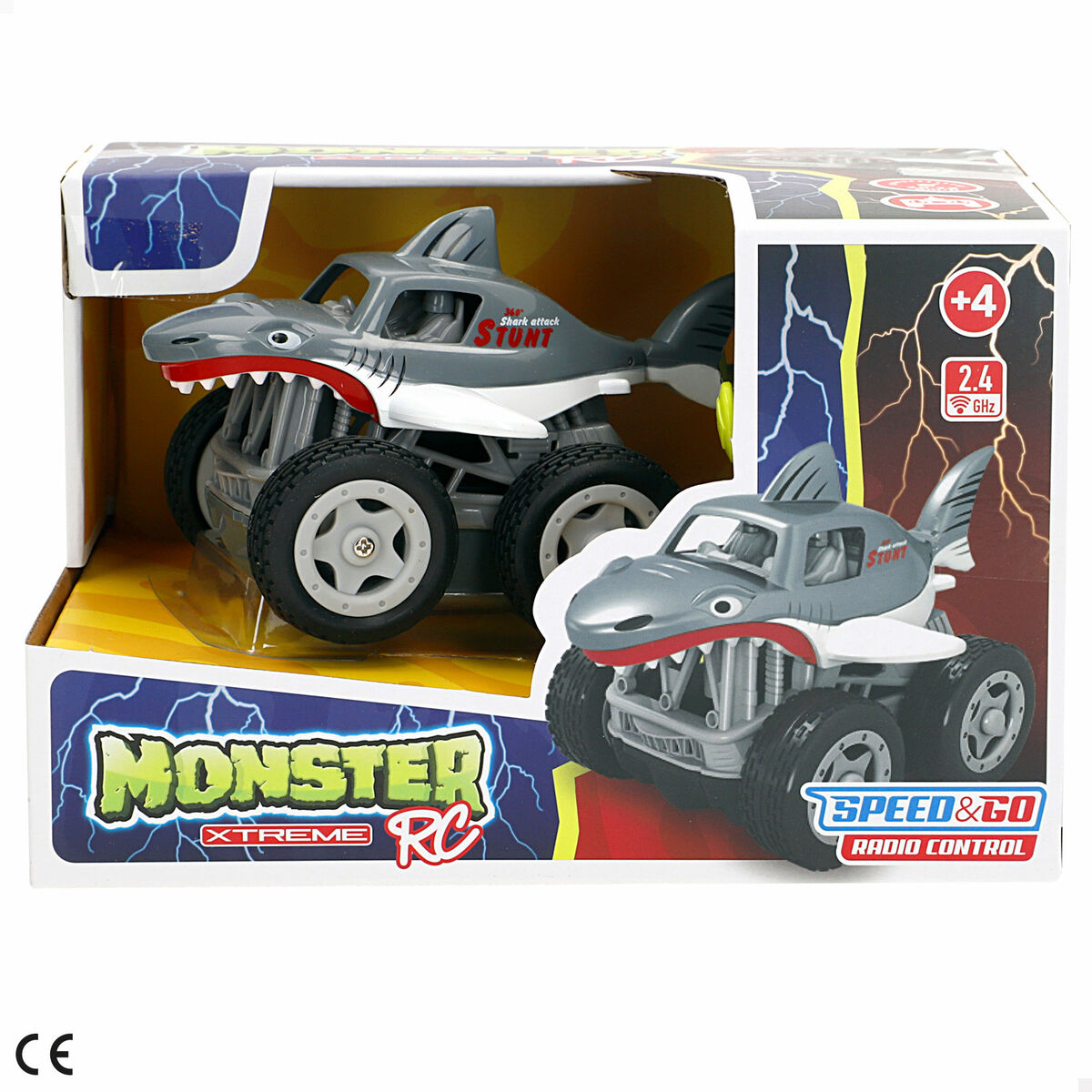 Coche Radio Control 13 x 8 x 8 cm (6 Unidades)